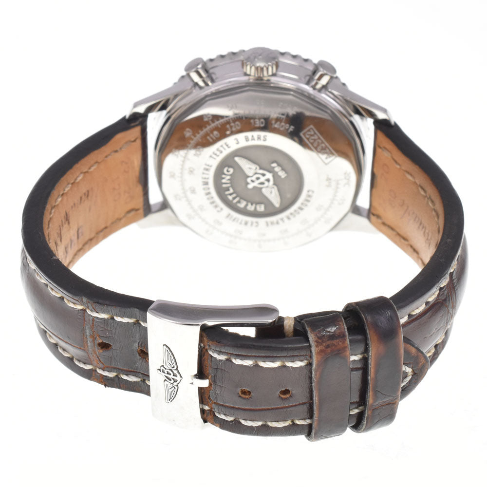 with paper BREITLING Navi timer A23322 Chronograph Silver Dial Automatic Men's
 Watch G#147516