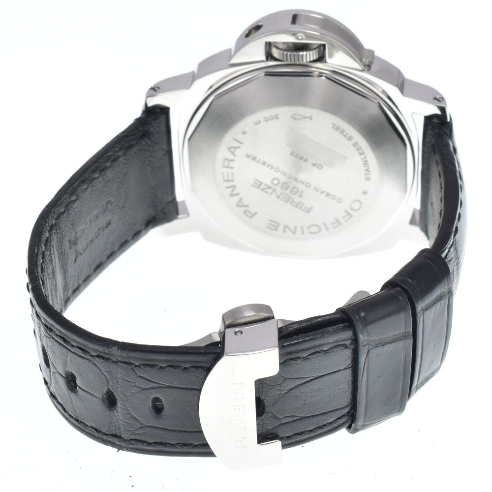 PANERAI Luminor PAM00088 Acciaio GMT black Dial Automatic Men's
 Watch H#147520