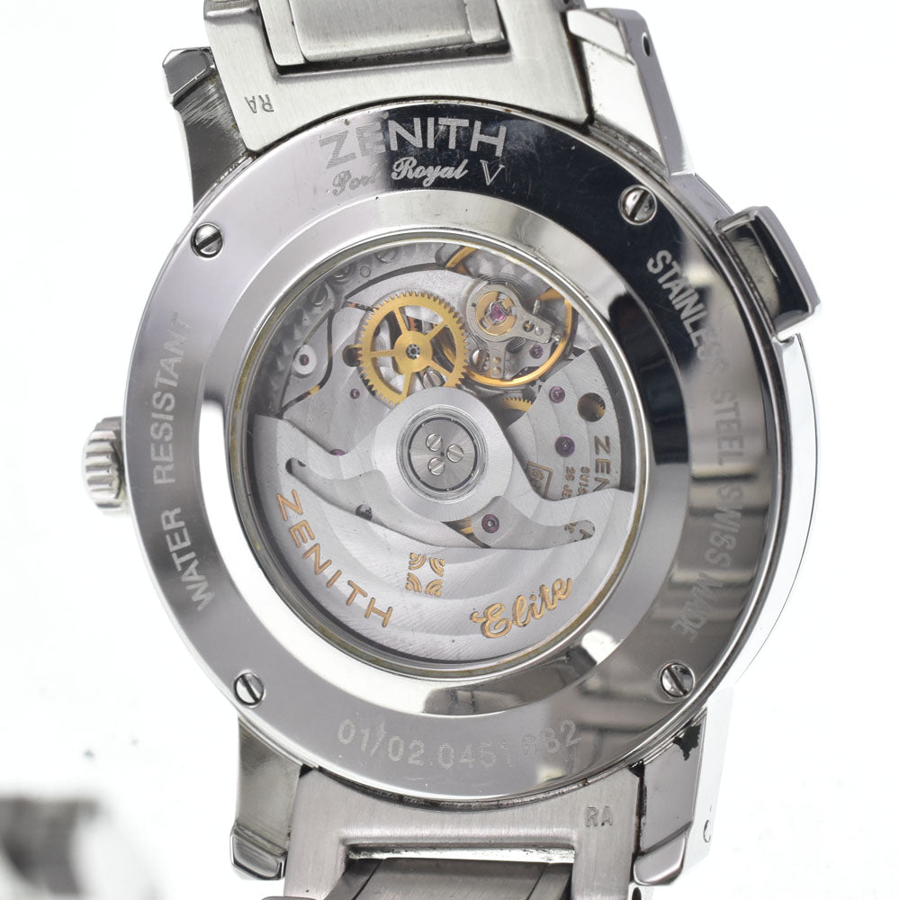 ZENITH Port Royale Elite 01/02.0451.682 Silver Dial Automatic Men's
 Watch H#147522