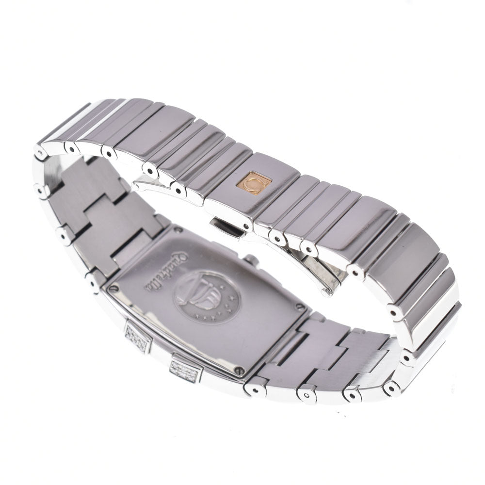 OMEGA Constellation 1586.70 Diamond Bezel White shell Dial Quartz Ladies
 Watch J#147523