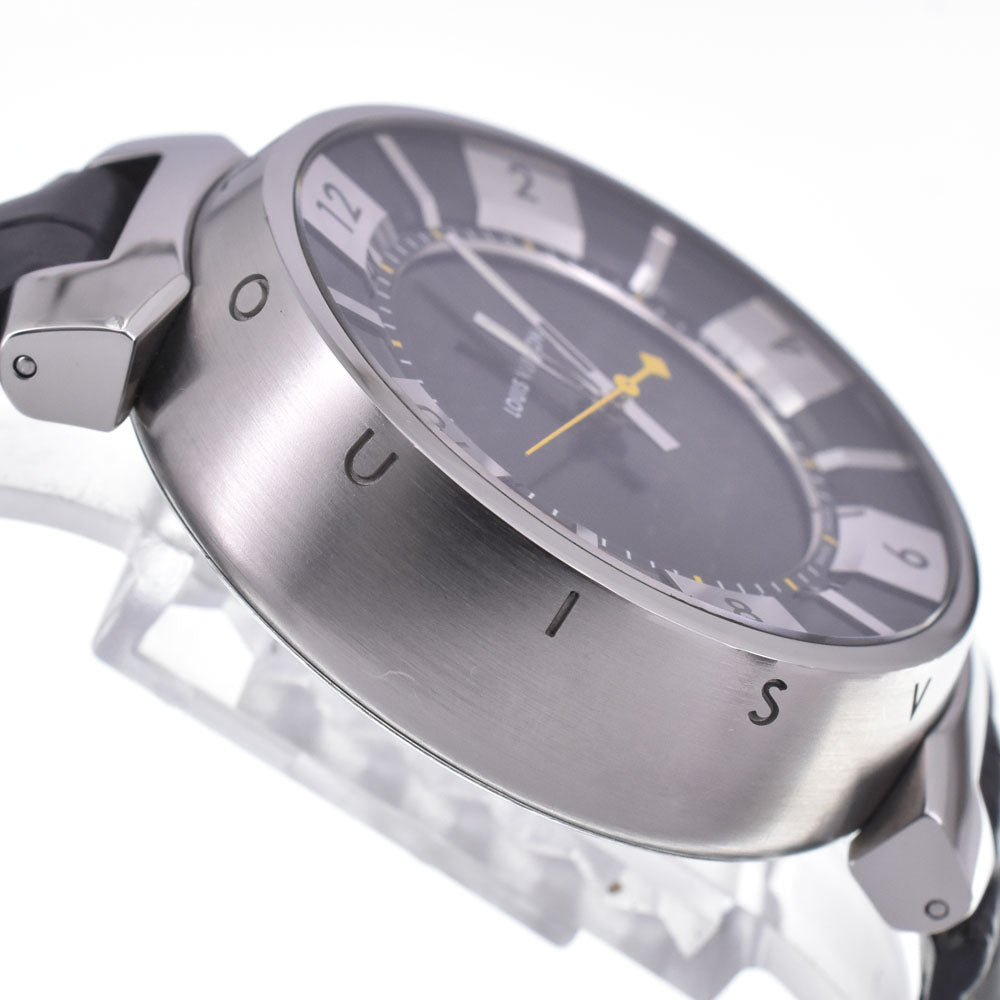 with paper LOUIS VUITTON Tambour in black Q118F Analog&Digital black Dial Quartz Men's
 Watch I#147527