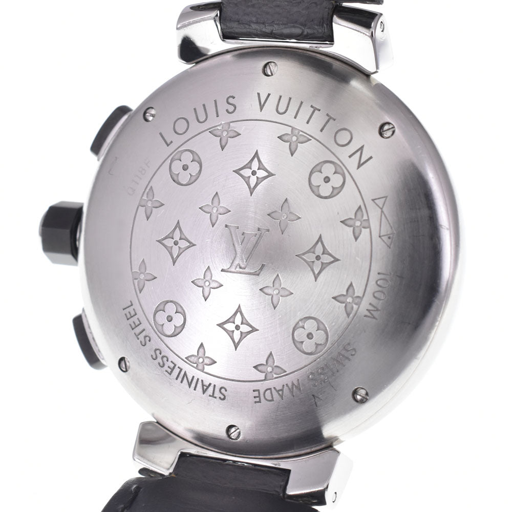 with paper LOUIS VUITTON Tambour in black Q118F Analog&Digital black Dial Quartz Men's
 Watch I#147527