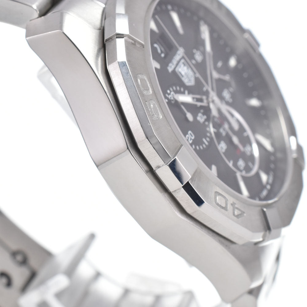 TAG HEUER Aqua racer CAY1110-0 Chronograph Date black Dial Quartz Men's
 Watch J#147530