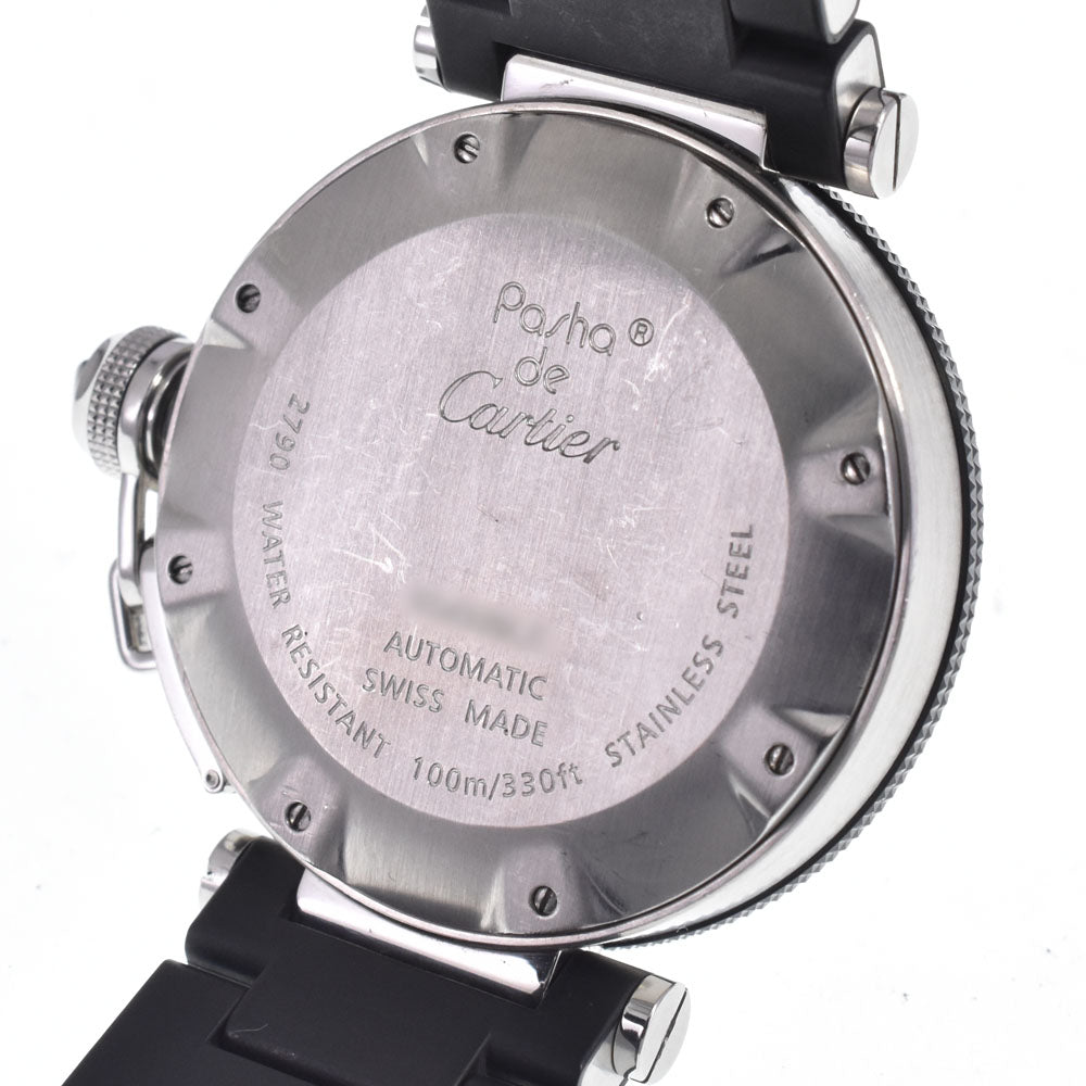 CARTIER Pacha Sea timer W31077U2 Stainless Steel / Rubber black Dial Automatic Men's
 Watch J#147531