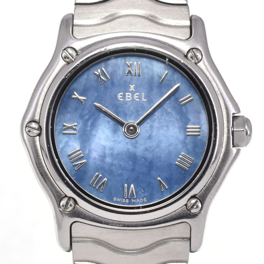 EBEL Classic wave E9157111 Blue shell Dial Quartz Ladies
 Watch I#147533