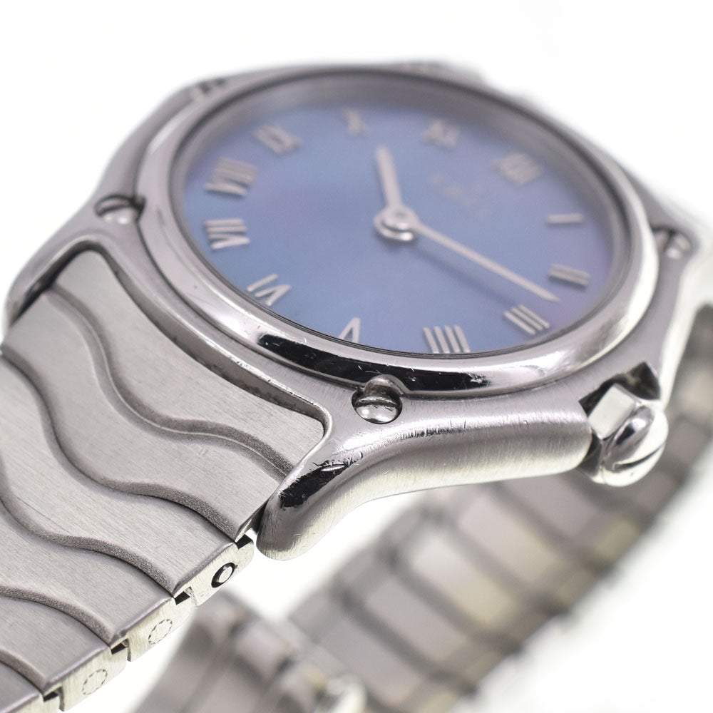 EBEL Classic wave E9157111 Blue shell Dial Quartz Ladies
 Watch I#147533