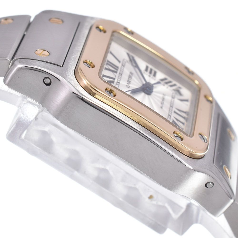 CARTIER Santosgalbe SM W20057C4 Stainless Steel/K18YG Champagne Dial Automatic Ladies
 Watch M#147537