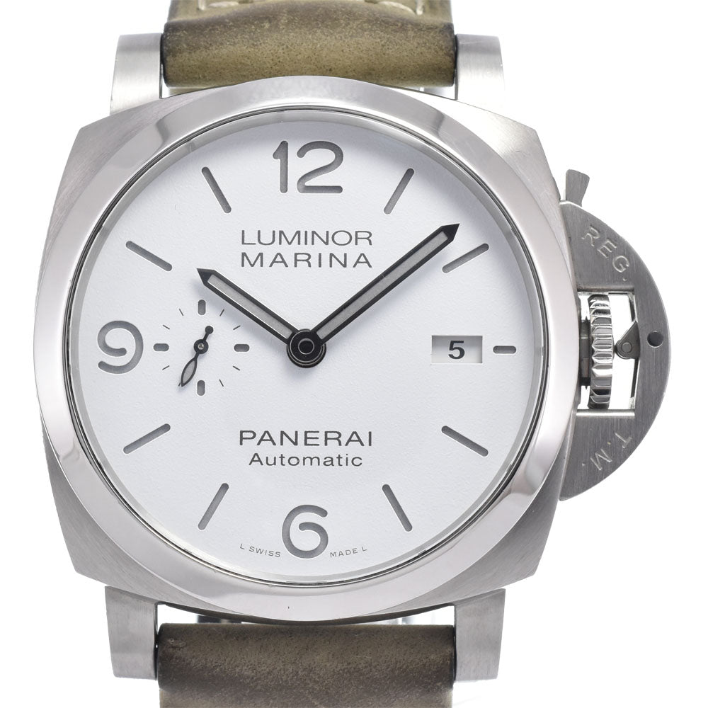 PANERAI Luminor Marina PAM01314 Date Small second white Dial Automatic Men's
 Watch H#147541