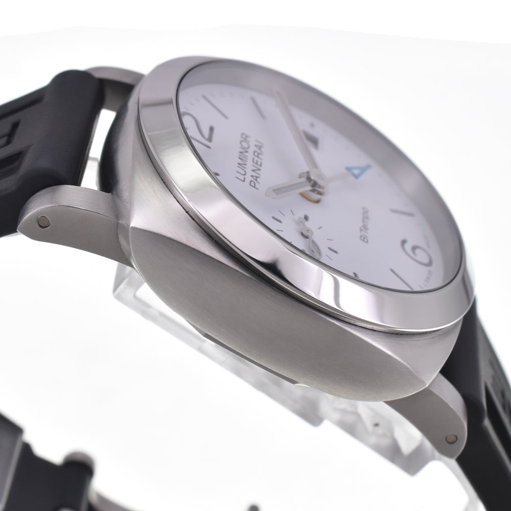 with paper PANERAI Luminor Power Reserve PAM01367 Small second date white Dial Automatic Men's
 Watch H#147543