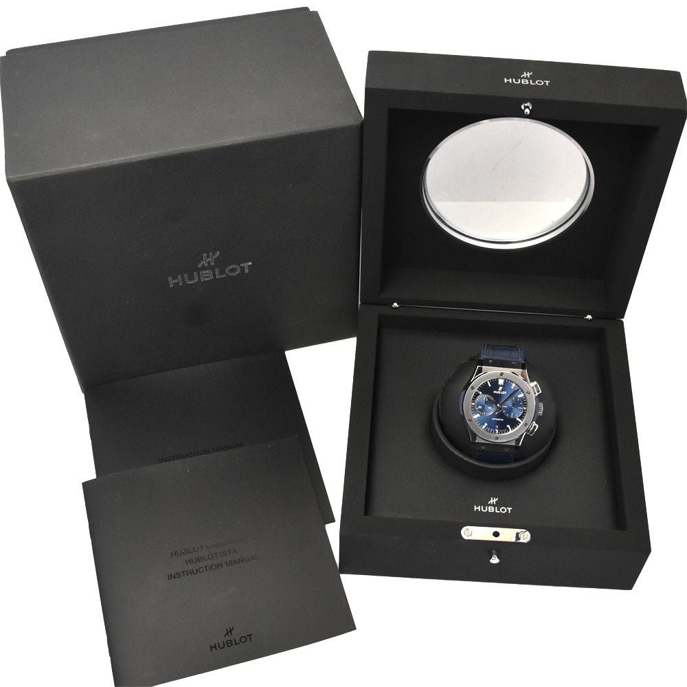 HUBLOT Classic fusion 521.NX.7170.LR Chronograph blue Dial Automatic Men's
 Watch N#147544