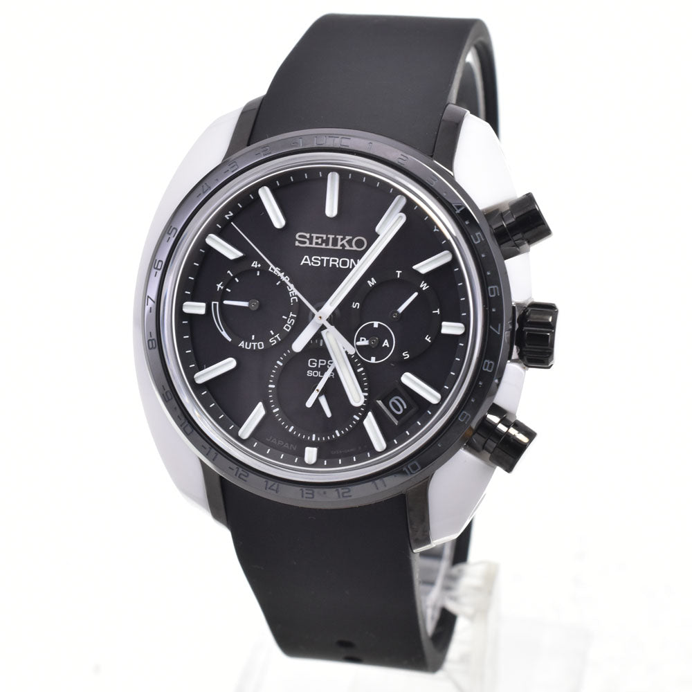 with paper SEIKO Astron Revolution Line Honda e SBXC075 black Dial GPS Solar Men's
 Watch G#147545