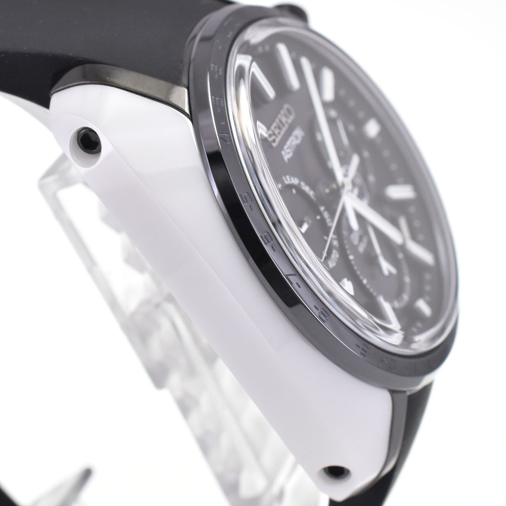 with paper SEIKO Astron Revolution Line Honda e SBXC075 black Dial GPS Solar Men's
 Watch G#147545