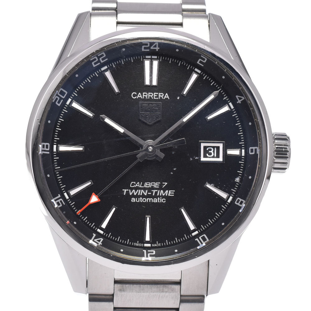 with paper TAG HEUER Carrera WAR2010.BA0723 Caliber 7 see-through back black Dial Automatic Men's
 Watch J#147547