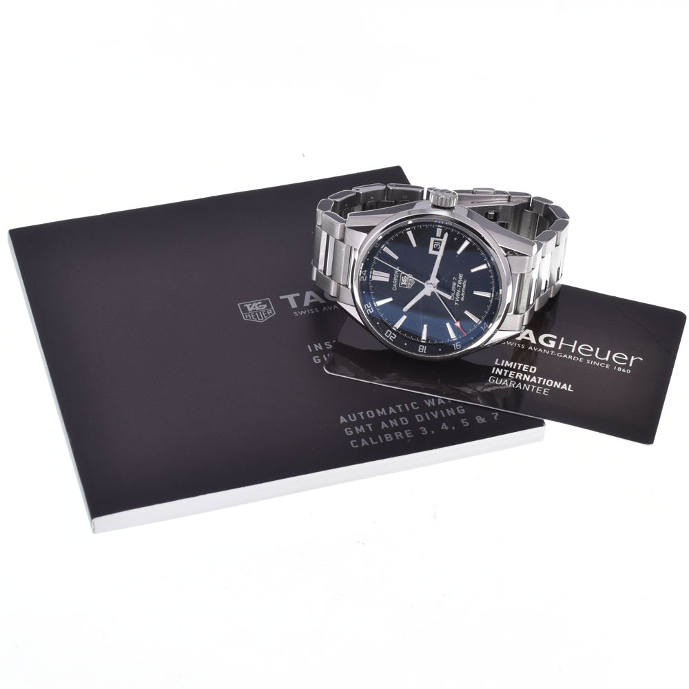 with paper TAG HEUER Carrera WAR2010.BA0723 Caliber 7 see-through back black Dial Automatic Men's
 Watch J#147547