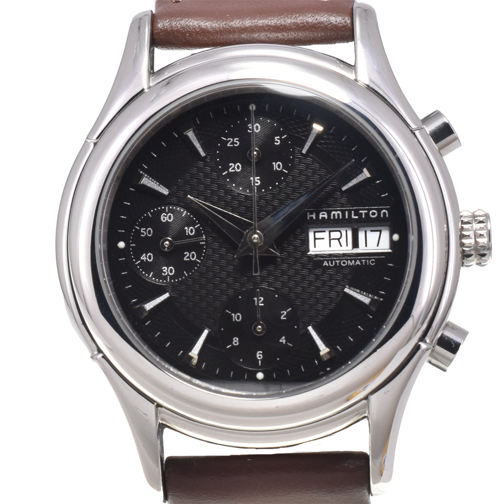 with paper HAMILTON American Classic Lynnwood H18516131 Chronograph day date black Dial Automatic Men's
 Watch G#147549