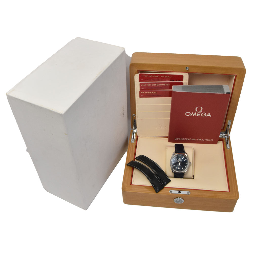 with paper OMEGA Seamaster Aqua Terra 220.13.38.20.03.001 blue Dial Automatic Men's
 Watch G#147554