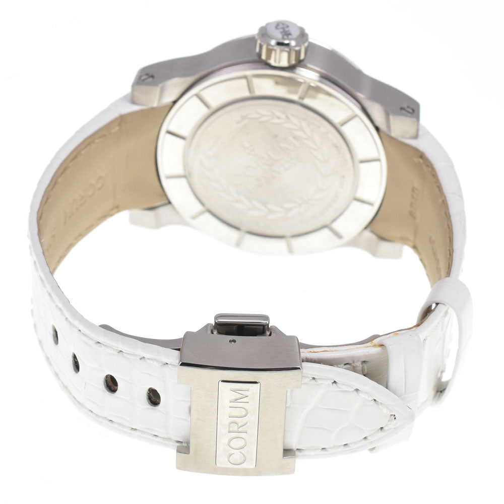 with paper CORUM Romulus 373.515.47/0F09 EB85 Diamond bezel, power reserve white Dial Automatic Men's
 Watch G#147556