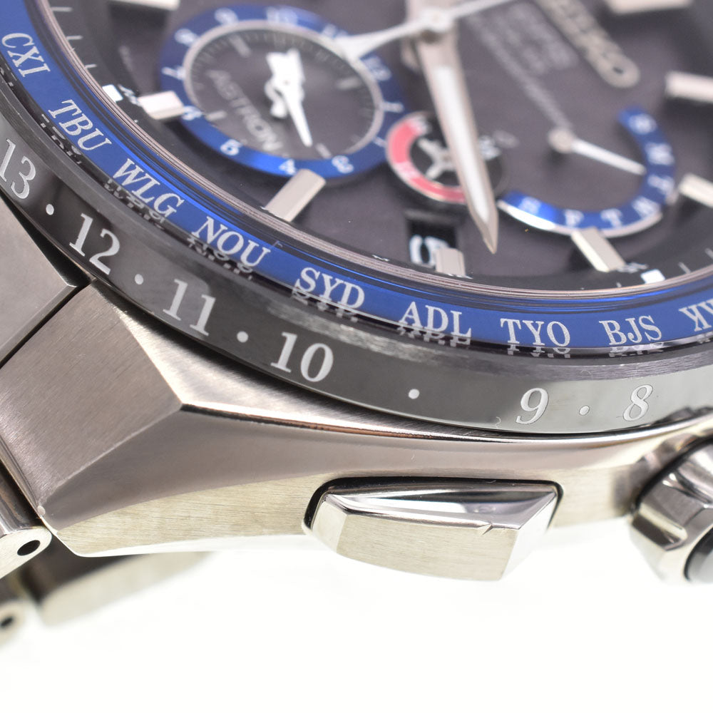 SEIKO Astron 8X53-0AX0-2 Day date Navy Dial GPS Solar Men's
 Watch G#147563