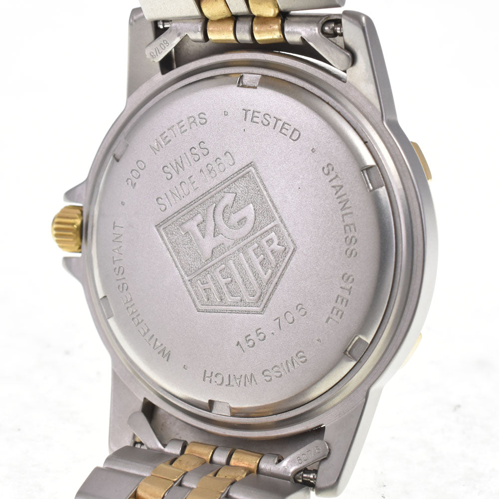 with paper TAG HEUER Professional 200m GMT 155.706 200M Silver Dial Quartz Men's
 Watch H#147571