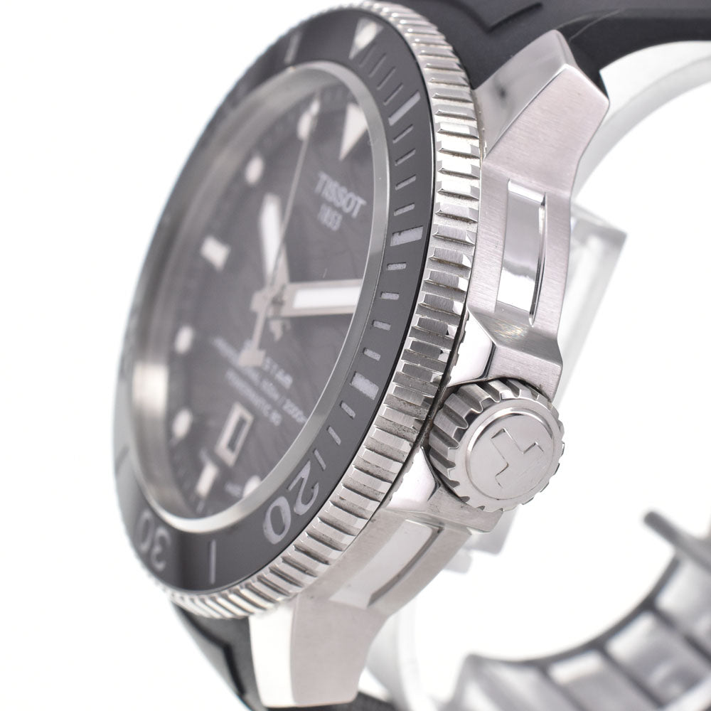 with paper TISSOT Sea star T120.607.17.441.00 Date black Dial Automatic Men's
 Watch G#147572