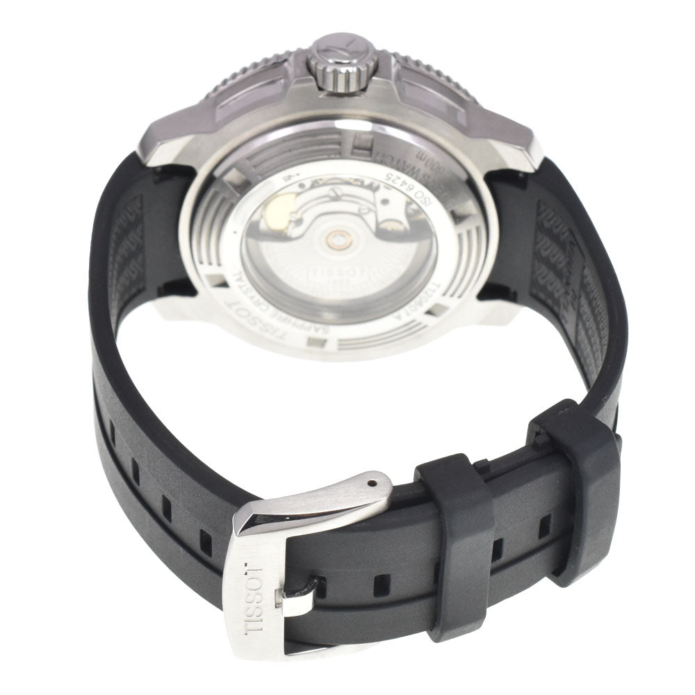 with paper TISSOT Sea star T120.607.17.441.00 Date black Dial Automatic Men's
 Watch G#147572