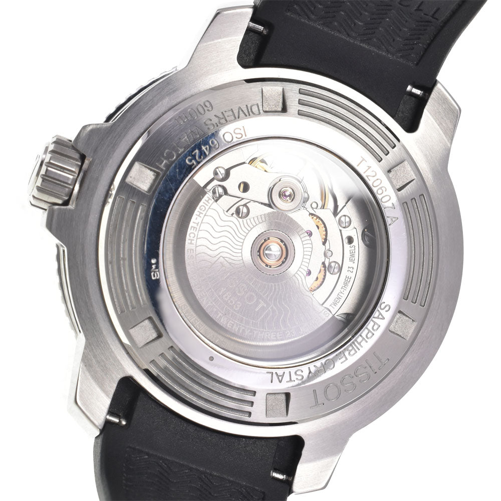 with paper TISSOT Sea star T120.607.17.441.00 Date black Dial Automatic Men's
 Watch G#147572