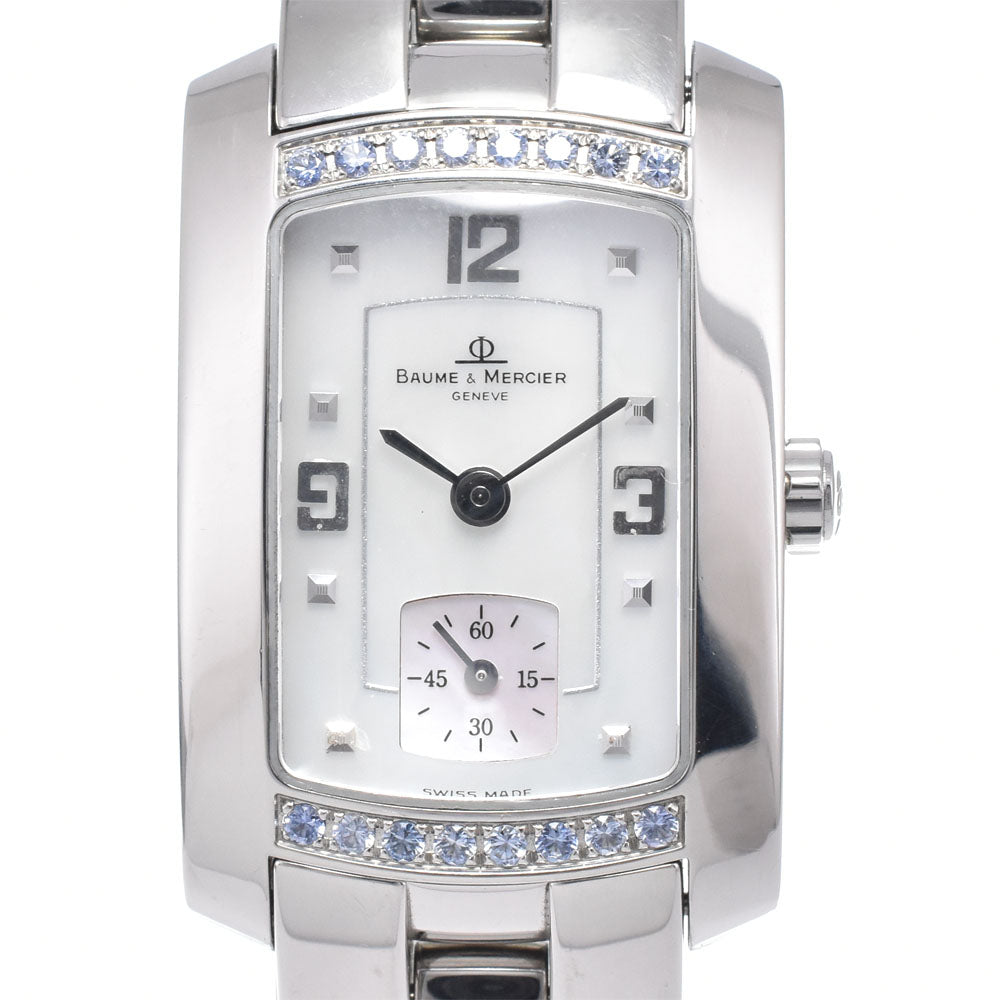 Baume & Mercier Hampton Millais 65316 Diamond Bezel White shell Dial Quartz Ladies
 Watch H#147577