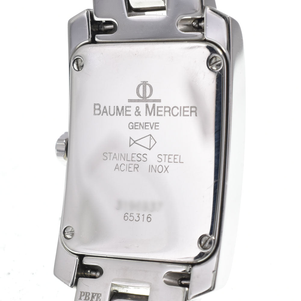 Baume & Mercier Hampton Millais 65316 Diamond Bezel White shell Dial Quartz Ladies
 Watch H#147577