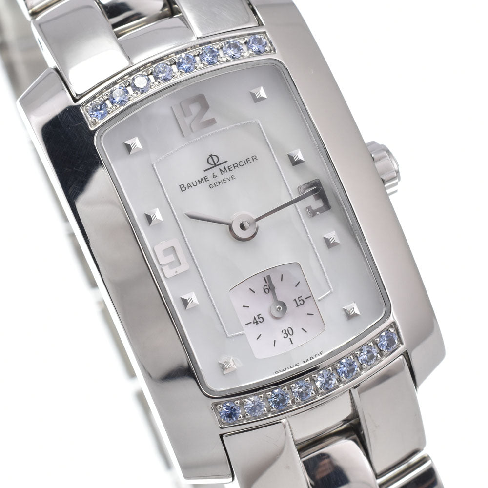 Baume & Mercier Hampton Millais 65316 Diamond Bezel White shell Dial Quartz Ladies
 Watch H#147577