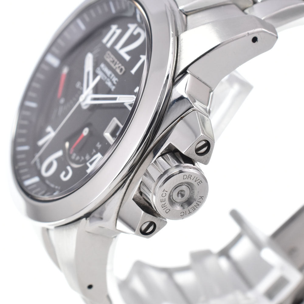 SEIKO Kinetic direct drive 5D44-0AB0/SAGG003 black Dial Auto quartz Men's
 Watch M#147579