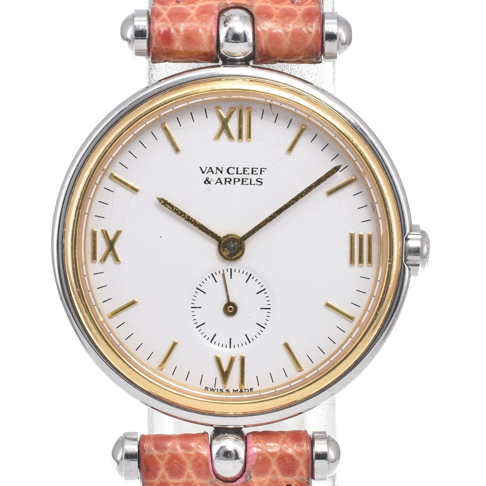 Van Cleef & Arpels La Collection 416.604 YG bezel white Dial Quartz Ladies
 Watch H#147581