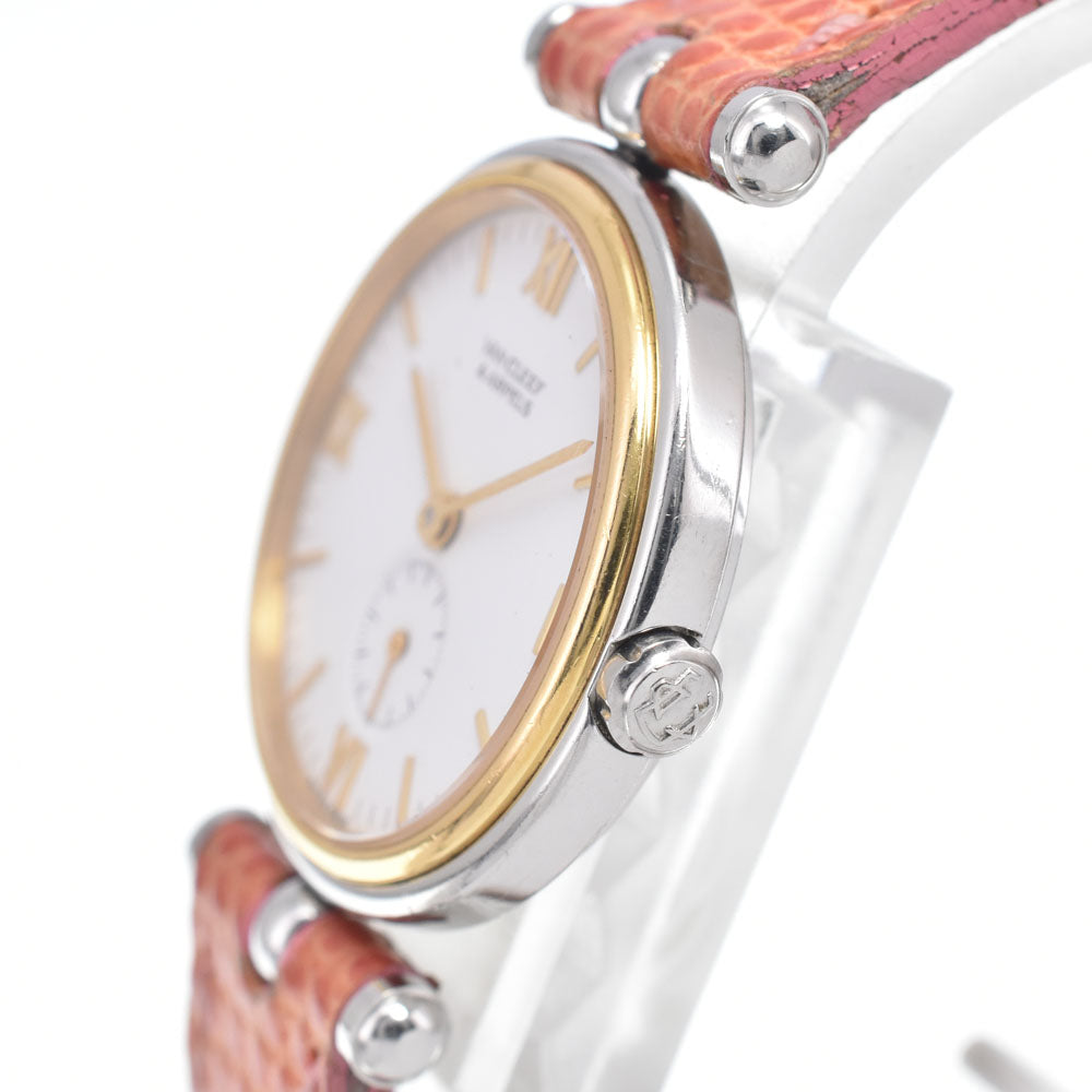 Van Cleef & Arpels La Collection 416.604 YG bezel white Dial Quartz Ladies
 Watch H#147581