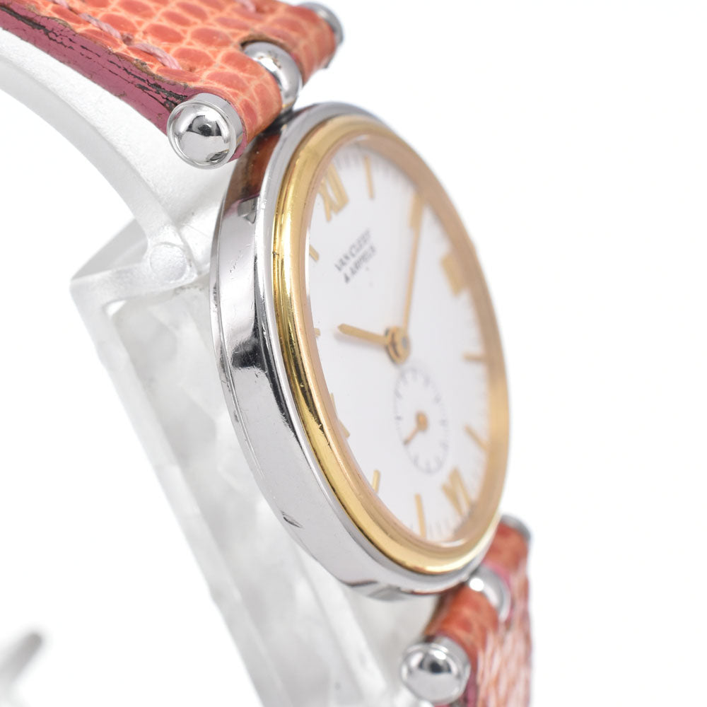 Van Cleef & Arpels La Collection 416.604 YG bezel white Dial Quartz Ladies
 Watch H#147581