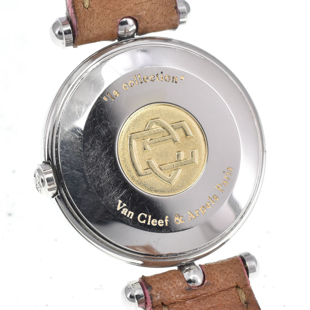 Van Cleef & Arpels La Collection 416.604 YG bezel white Dial Quartz Ladies
 Watch H#147581