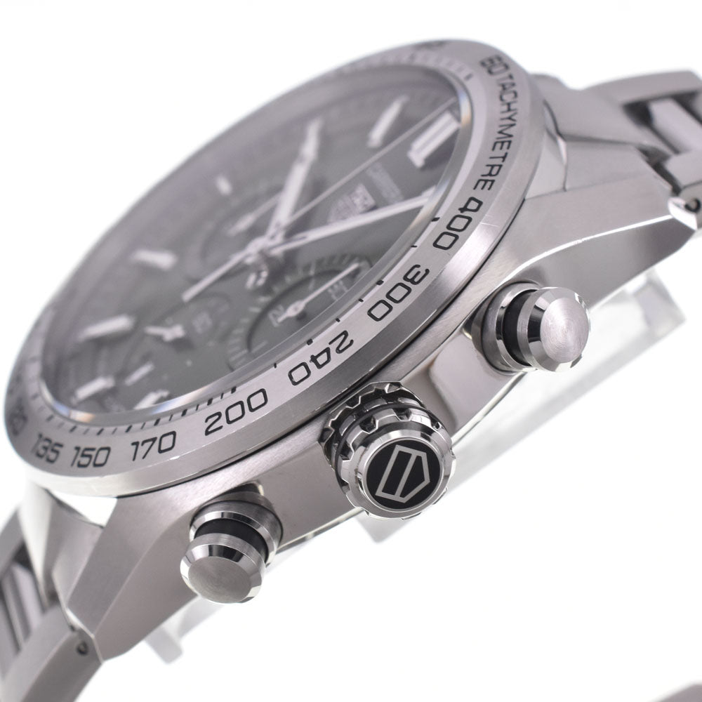 with paper TAG HEUER Carrera02 Sports Chronograph CBN2A10.BA0643 green Dial Automatic Men's
 Watch H#147582