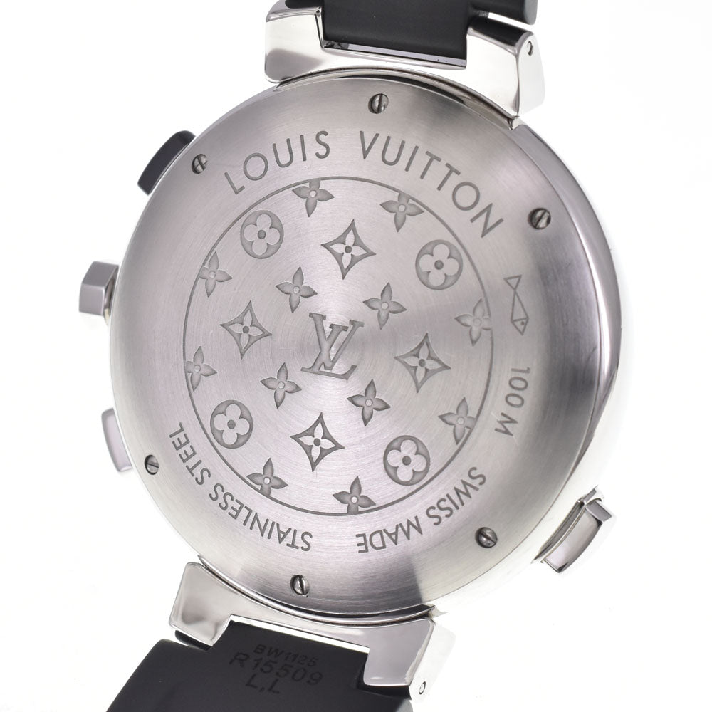 LOUIS VUITTON Tambour Regatta Q102D alarm blue Dial Quartz Men's
 Watch H#147497