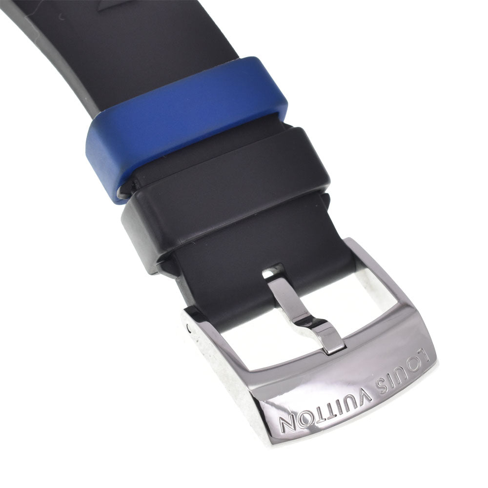 LOUIS VUITTON Tambour Regatta Q102D alarm blue Dial Quartz Men's
 Watch H#147497