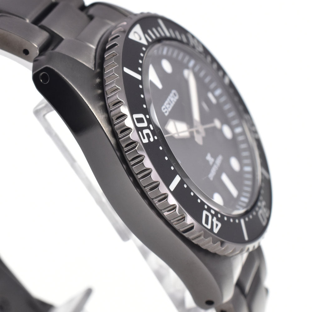 with paper SEIKO Prospex Diver Scuba SBDJ065/V157-00A0 Date black Dial Solar Men's
 Watch G#147584