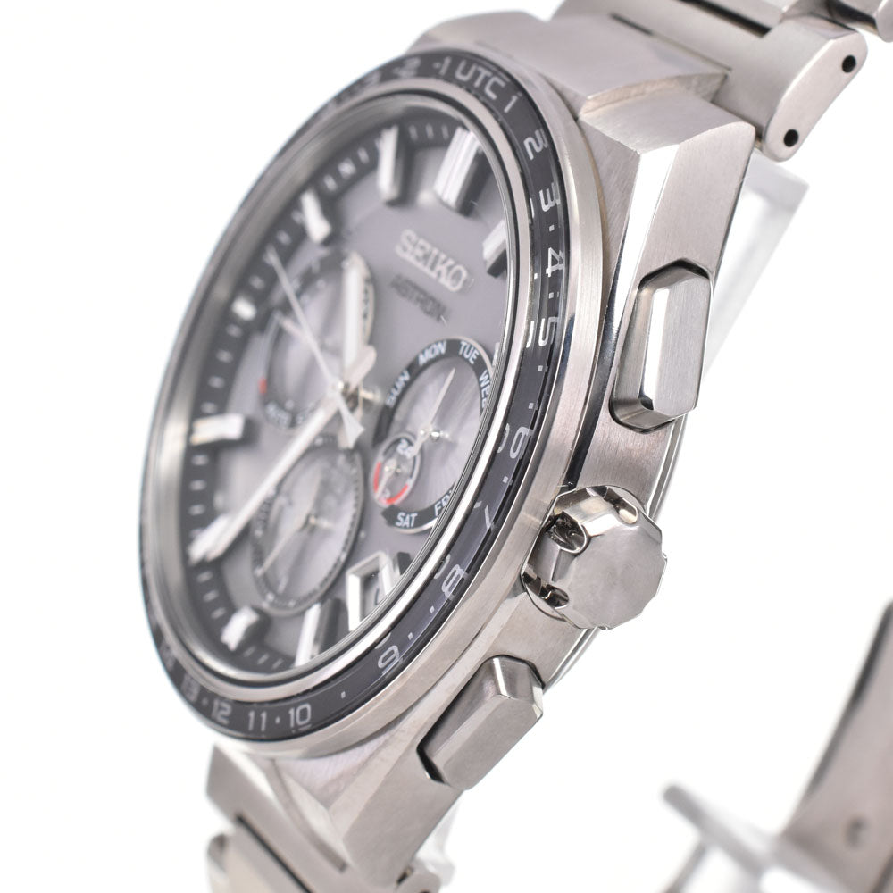with paper SEIKO Astron Nexter 5X53-0BR0/SBXC107 Date Silver Dial GPS Solar Men's
 Watch G#147585