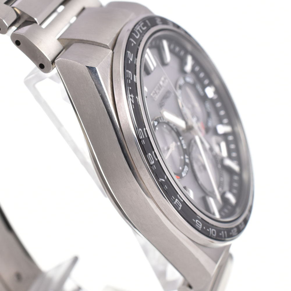 with paper SEIKO Astron Nexter 5X53-0BR0/SBXC107 Date Silver Dial GPS Solar Men's
 Watch G#147585