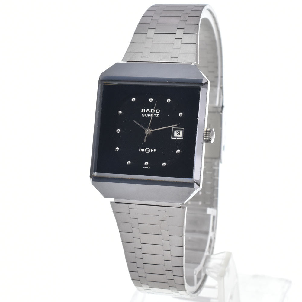 RADO Diastar 711.0067.8 Carbide Case black Dial Quartz Men's
 Watch O#147586