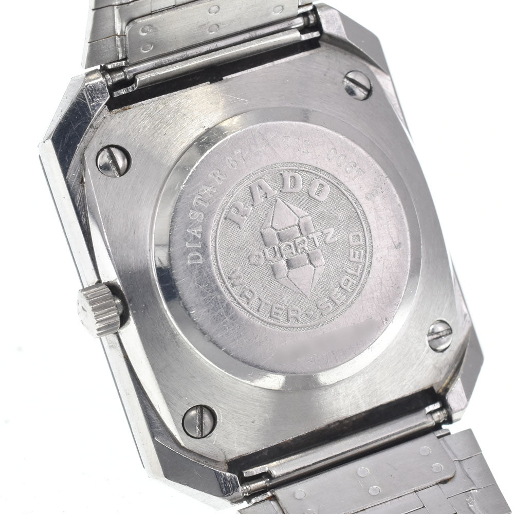 RADO Diastar 711.0067.8 Carbide Case black Dial Quartz Men's
 Watch O#147586