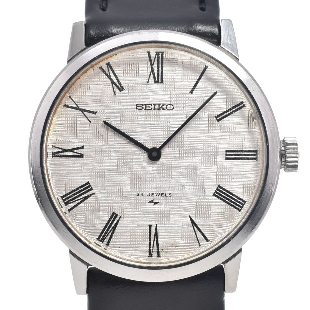 SEIKO Chariot 4S24-0060 Silver Dial Hand Winding Men's
 Watch H#147588