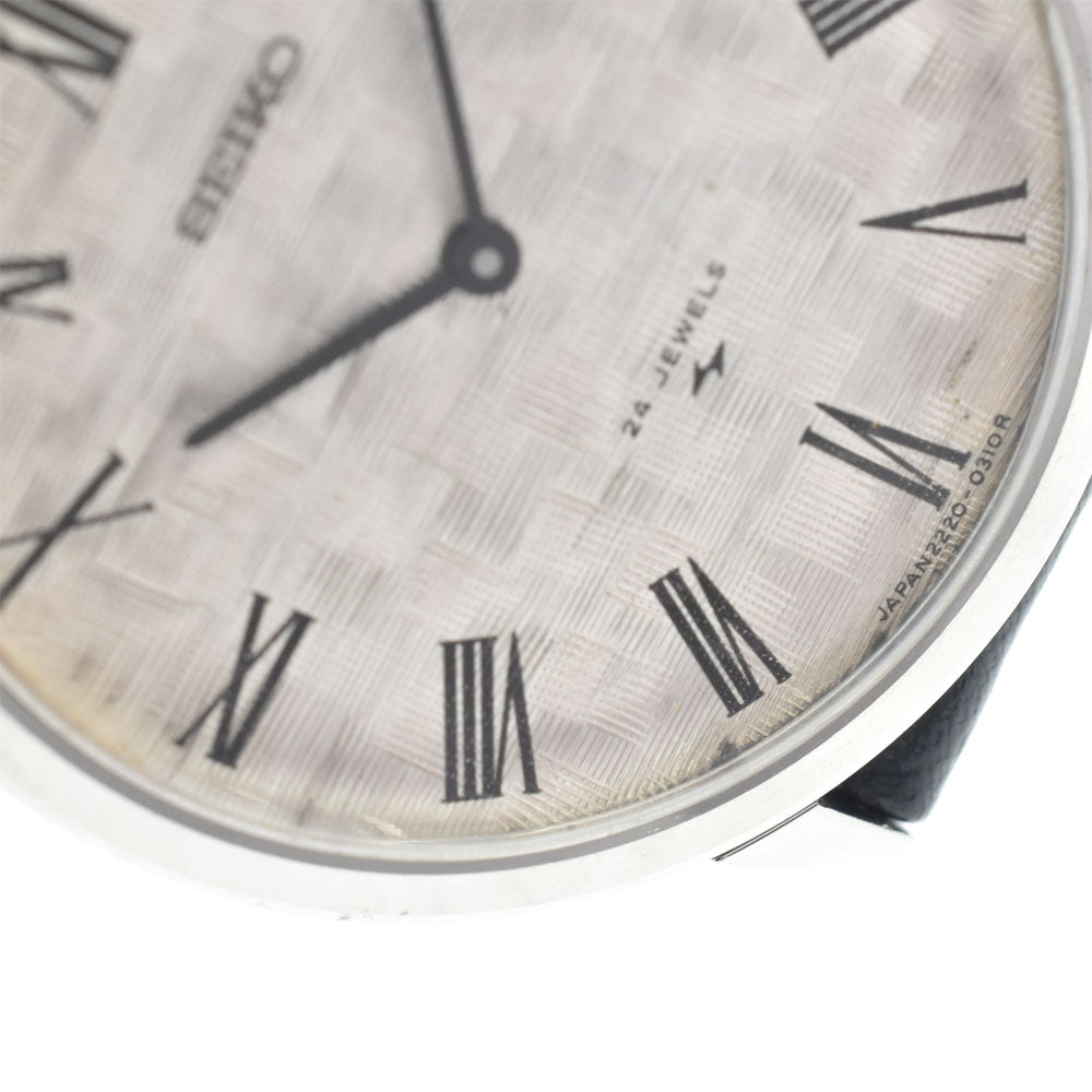 SEIKO Chariot 4S24-0060 Silver Dial Hand Winding Men's
 Watch H#147588