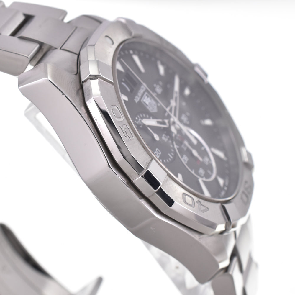 with paper TAG HEUER Aqua racer CAY1110-0 Chronograph Date black Dial Quartz Men's
 Watch H#147589