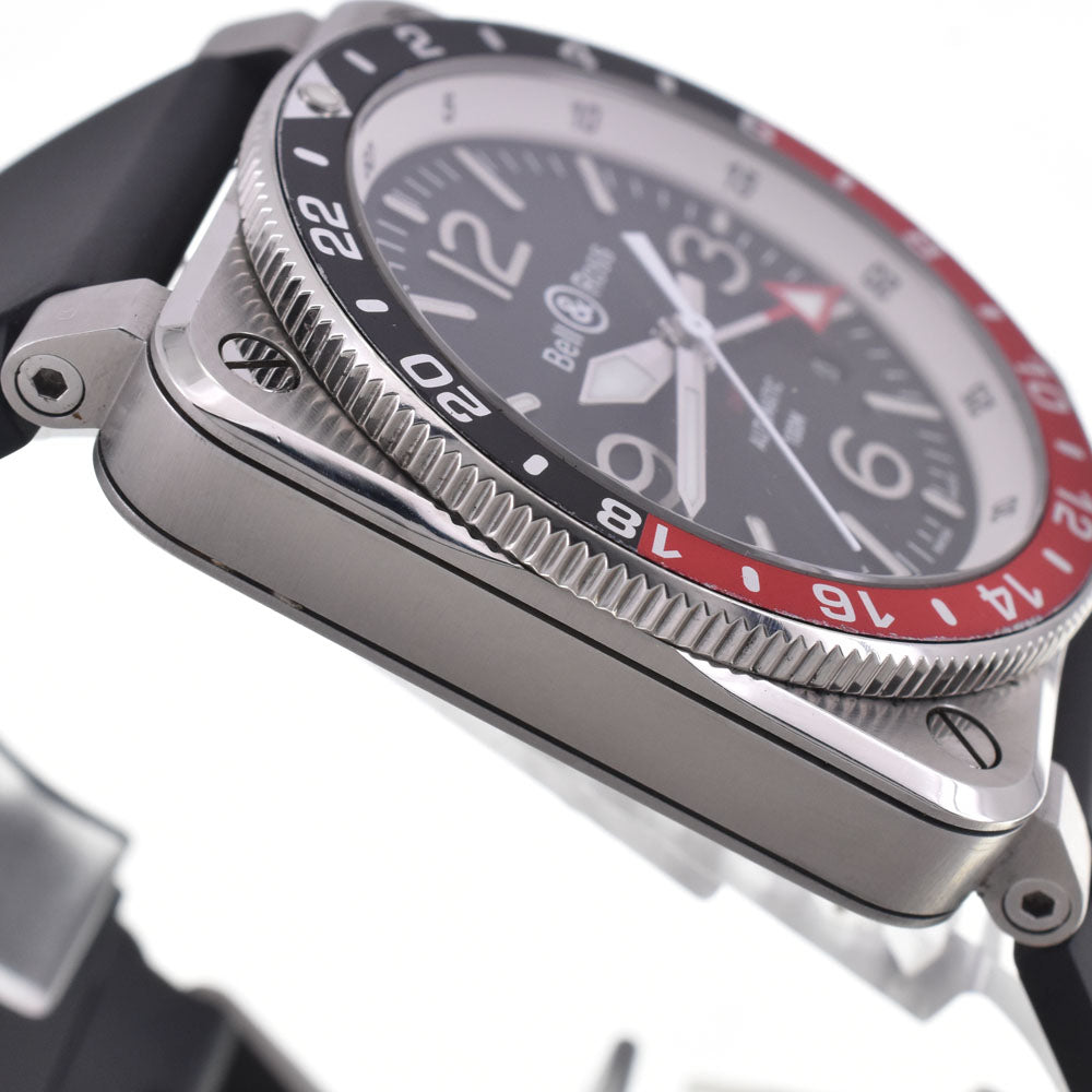 with paper Bell＆Ross Aviation BR03-93-S Stainless Steel / Rubber black Dial Automatic Men's
 Watch G#147591