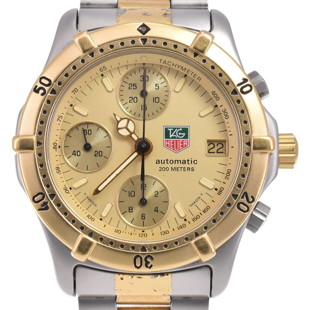 TAG HEUER 2000 series 765.406 Chronograph gold Dial Automatic Men's
 Watch I#147594