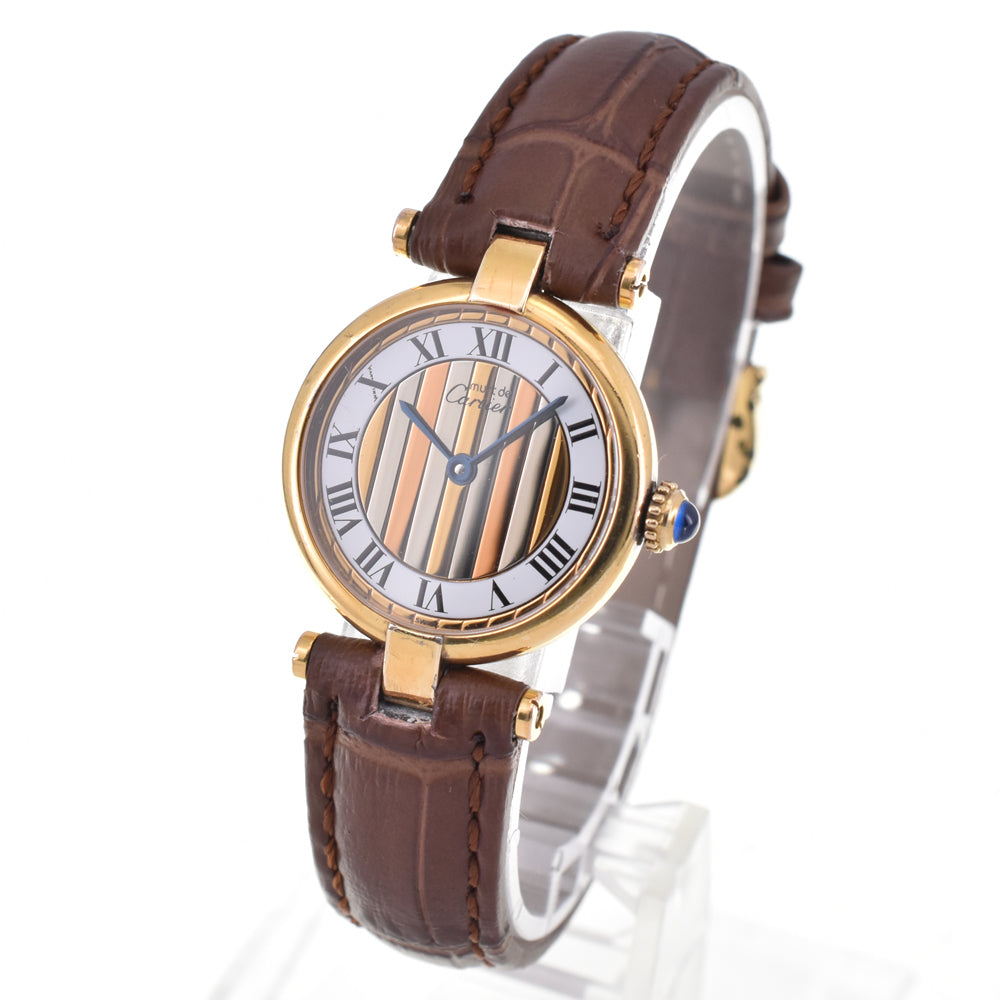 CARTIER Vermeille 590004 Trinity dial white Dial Quartz Ladies
 Watch G#147595