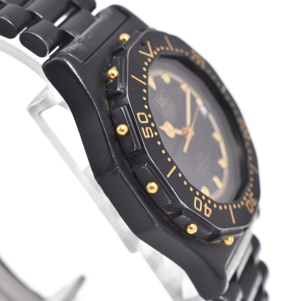 TAG HEUER Professional 200 m 936.013 Black / gold Dial Quartz Men's
 Watch H#147602