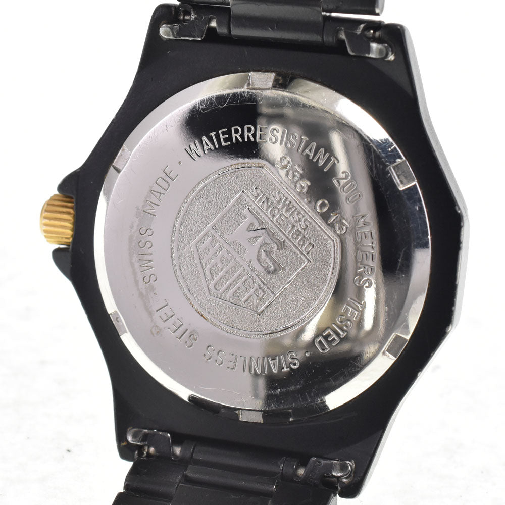 TAG HEUER Professional 200 m 936.013 Black / gold Dial Quartz Men's
 Watch H#147602